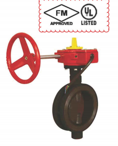 Van bướm (Butterfly Valve) — Fireriser Wafer Type